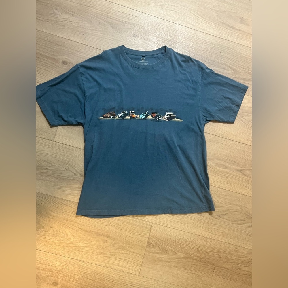 Covington Beach Road Rally - Men’s Tshirt - Single Stitch - XXL - Loose Fit
